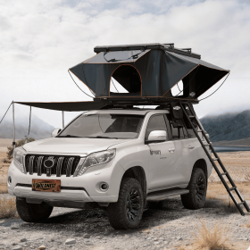 Rooftop Tent Hard Shell with USB Outlet, Winter Thermal Liner, Summer Side Awning&Luggage Racks for 4 Season Camping Rooftop Tent Hard Shell with USB Outlet, Winter Thermal Liner, Summer Side Awning&Luggage Racks for 4 Season Camping